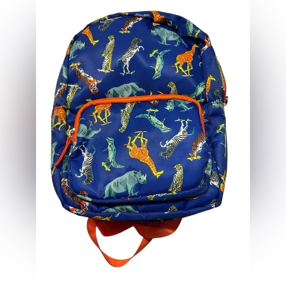 NWT Cat & Jack Kids Animal Multi Color Backpack with adjustable straps